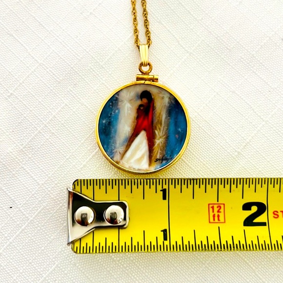 Necklace~De Grazia~Artist / Numbered & Signed / MiniatureโNavajo Madonnaโ/ H.P. - Picture 6 of 11